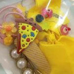Sunny Delight Hair Clip Pouch Bag