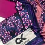 Elegant Eid Lawn 3 Piece with floral print design.