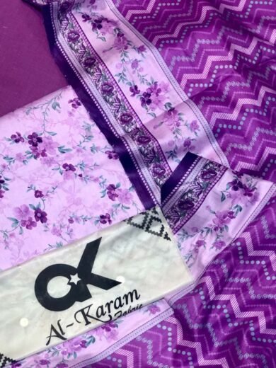 Branded lawn 3 piece