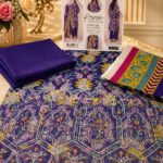 Violet Multicolour Embroidered Lawn Suit